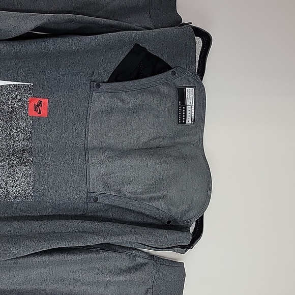 NIKE air 92 crew neck long sleeves sweatshirt gray size large - Picture 7 of 14